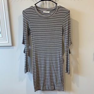 Striped fitted dress